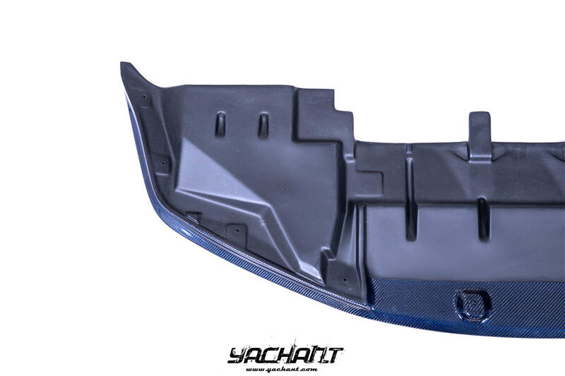 YCR34038BLCF 1999-2002 Nissan Skyline R34 GTR OEM Front Bumper Nismo Style Bottom Lip with Undertray Blue Carbon Fiber (6).jpg