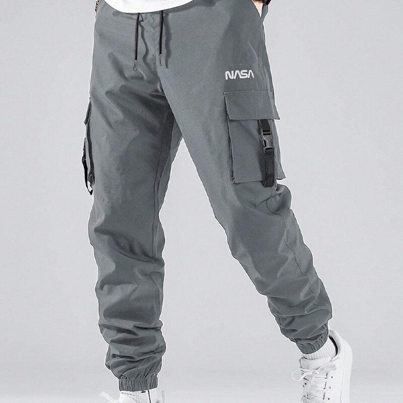 Manfinity Hypemode Men Letter Cargo Pants