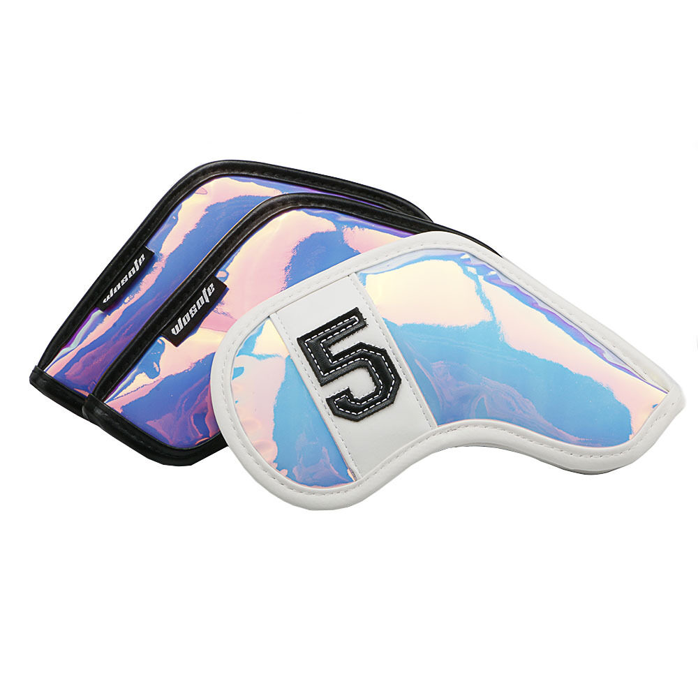 IR25 Golf Irons Cover Club Cap Cover Cover Phantom Mirror Laser TPU Protective Cover klittenband