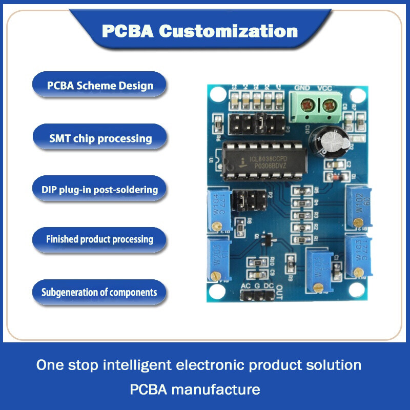 SMT surface mount processing, DIP plug-in soldering, assembly, motherboard copying, sample making, PCBA customization