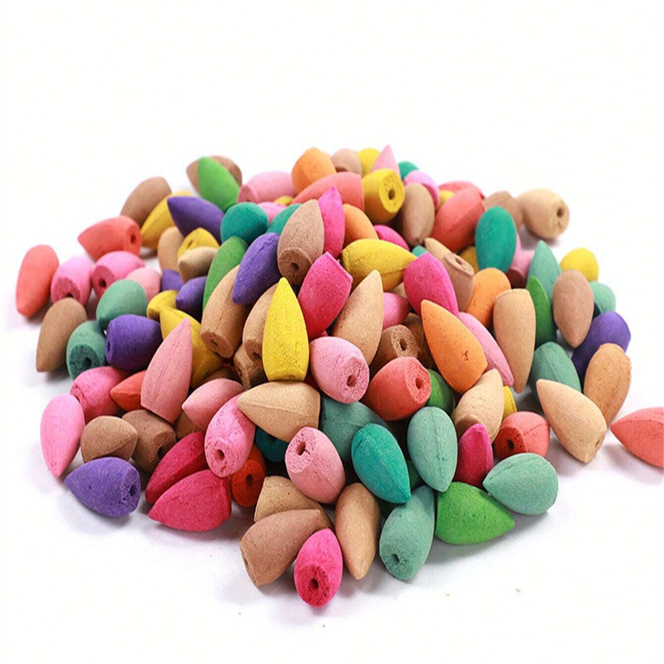 130 pcs Back Flow of Fragrant Grain Aromatherapy Tower  Natural Waterfall Incense Cones