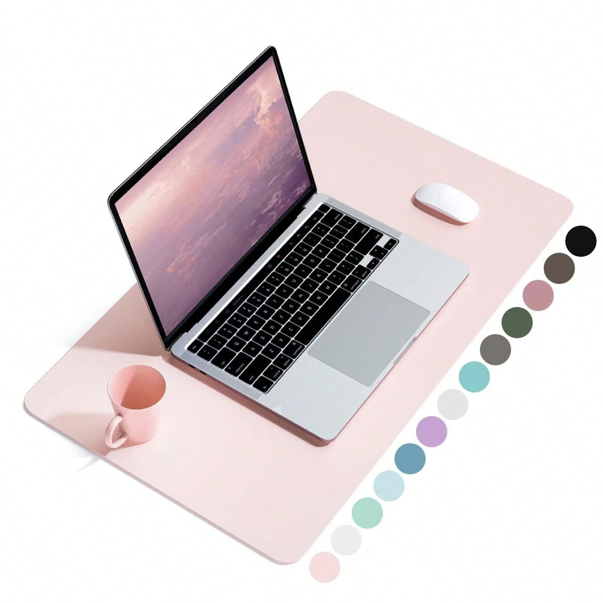 Non-Slip Desk Pad,Mouse Pad,Waterproof PVC Leather Desk Table Protector