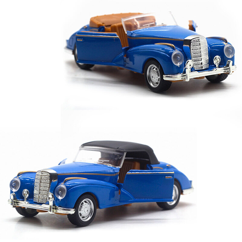 Wholesale Pull Back Car Model 1:36 Retro Vintage Toy