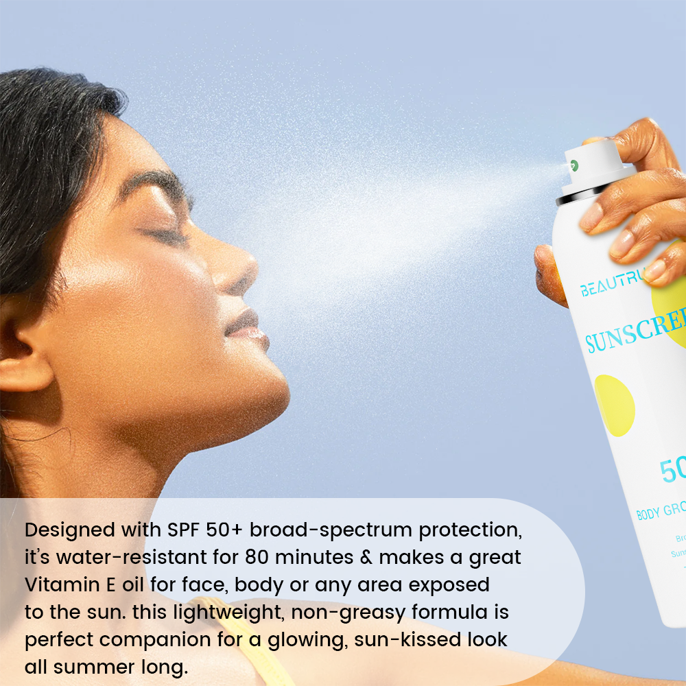 Sunscreen Spray;Sunscreen Oil Spray;Oil Sunscreen Mist;Glow Oil Sunscreen Mist