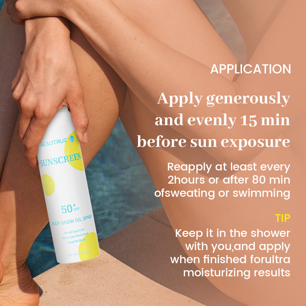 Sunscreen Spray;Sunscreen Oil Spray;Oil Sunscreen Mist;Glow Oil Sunscreen Mist