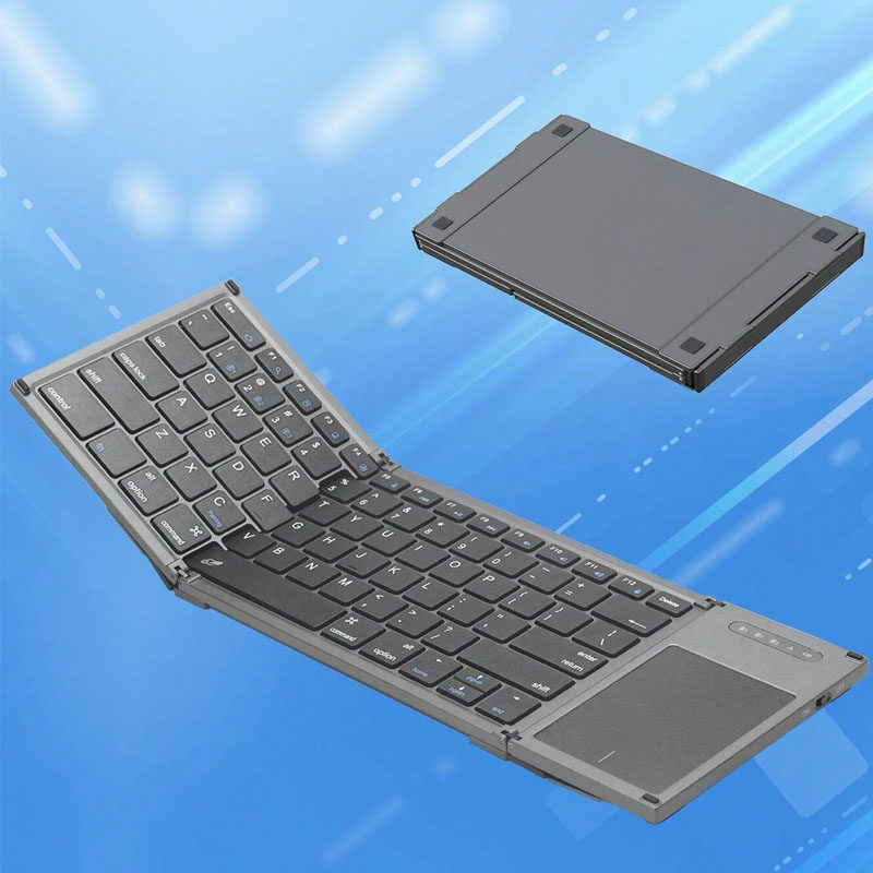 B066T Foldable Blue tooth Keyboard with Touchpad