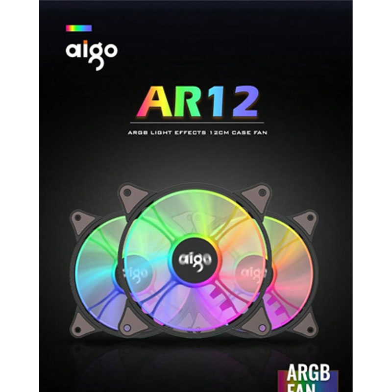 Aigo AR12 120mm Pc Computer Case Fan RGB