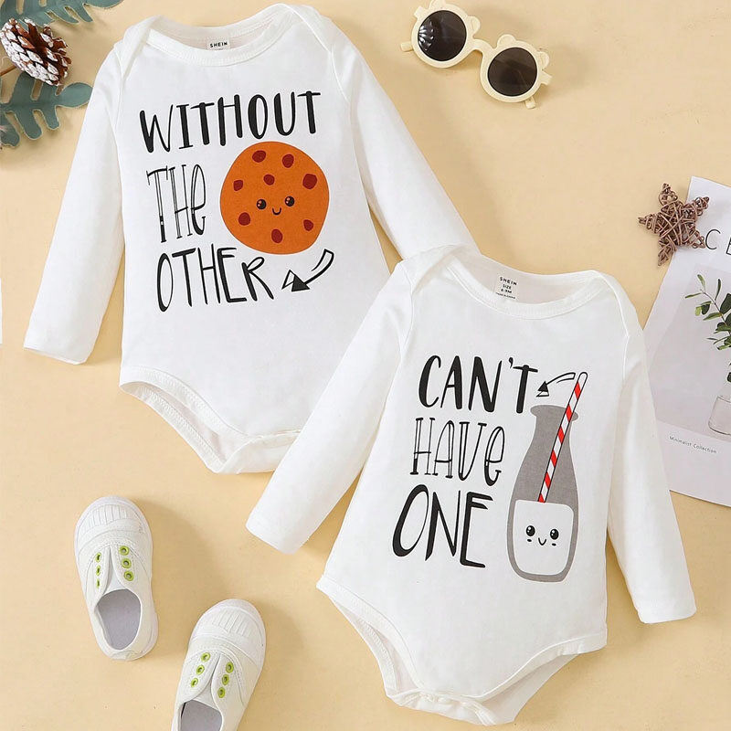 Baby Girl 2pcs Slogan & Cartoon Graphic Bodysuit