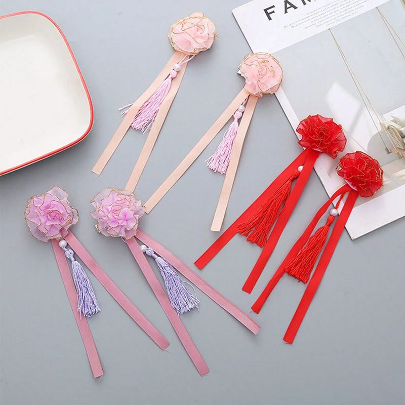 2pcs Girls Hair Clips For Festivals And Performances