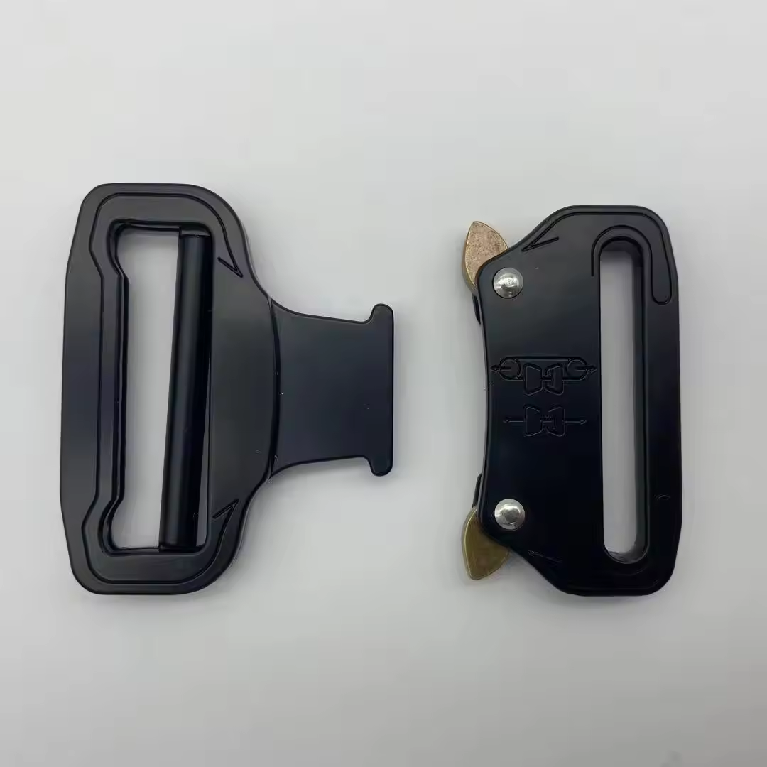 45mm Inner Width Black Adjustable Quick Release Tactical Buckles For Safety Harnesses