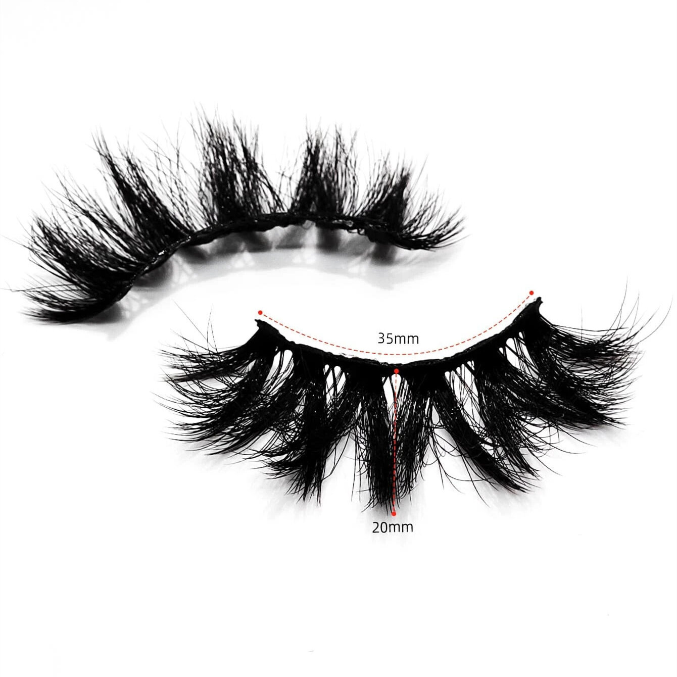 5pairs Volumized False Eyelashes