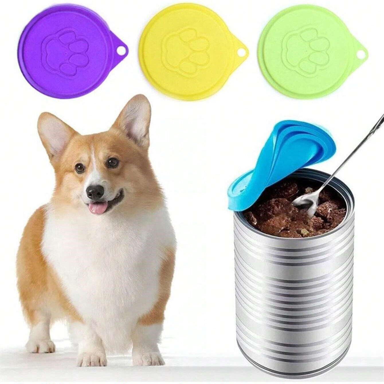 5pcs/set Random Color Pet Can Lid