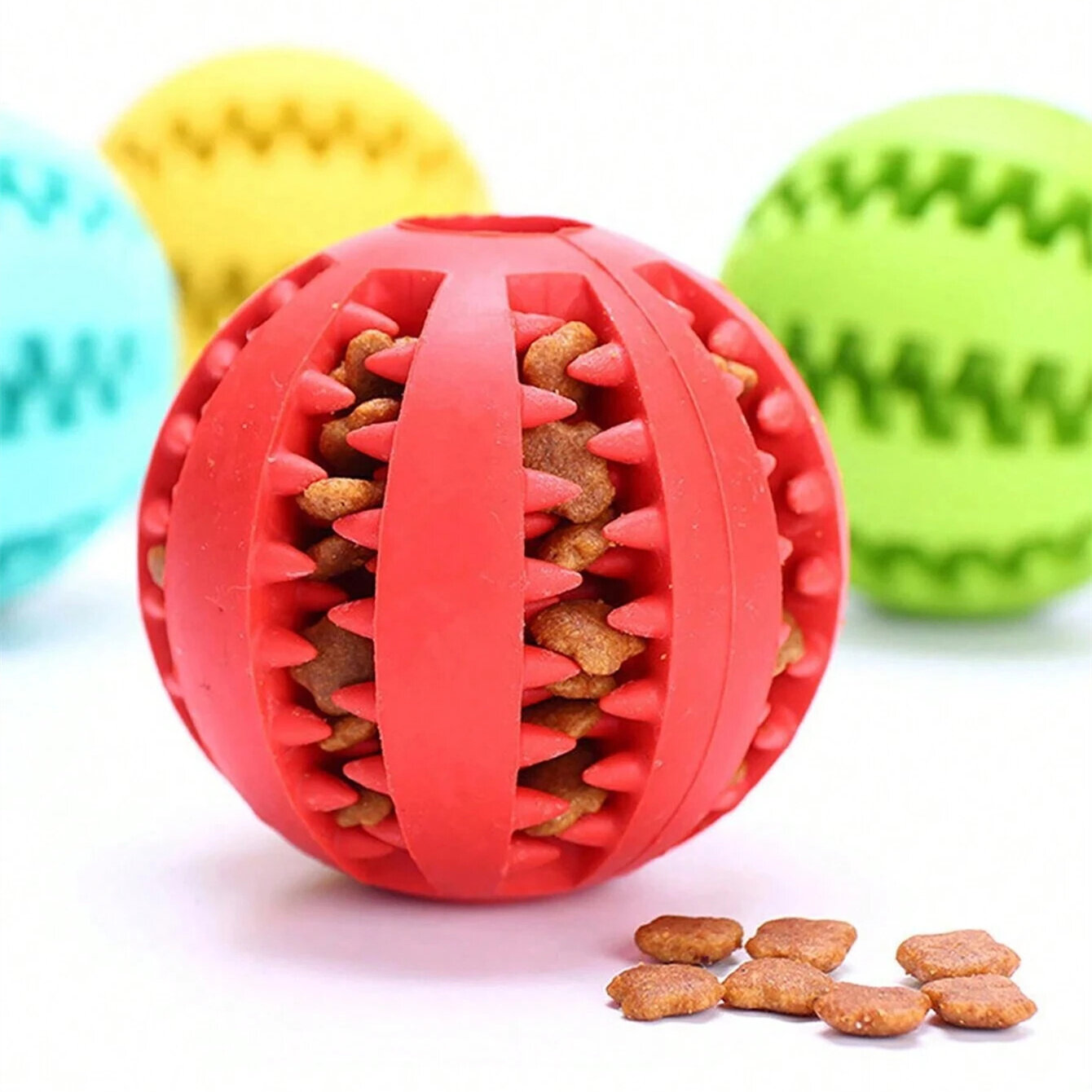 1pc Random Color Dog Ball Toy Pet Stuff Accessories