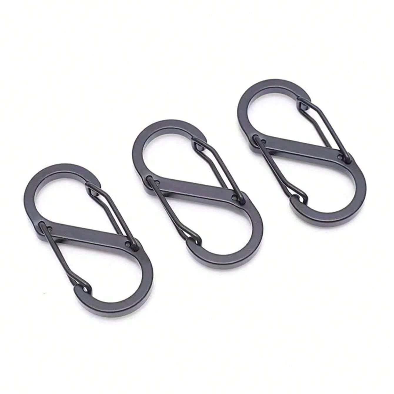 1pc Collar S Shaped Carabiner With Locking System