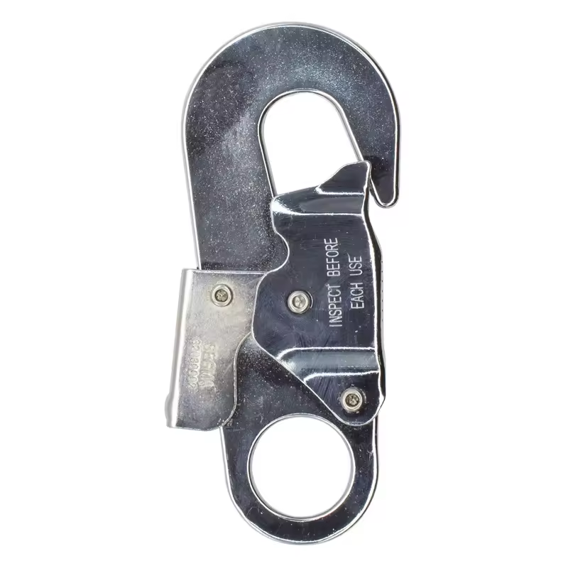 23KN Metal Double Action Stamped Snap Hook For Safety Harness