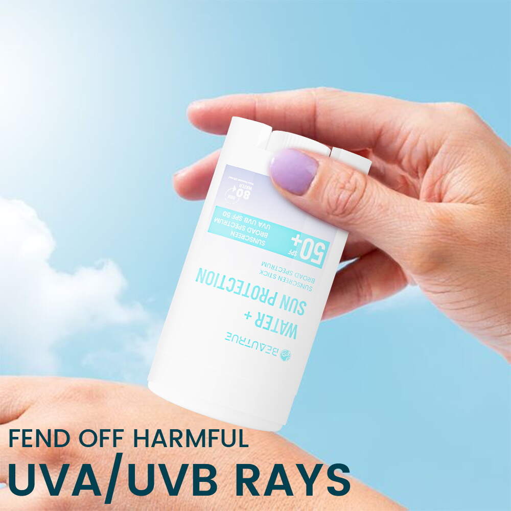 YOUR LOGO SPF 50 Sunscreen Face Stick Water-Resistant Broad Spectrum Moisturizing UVA/UVB Sunscreen with Vitamin E