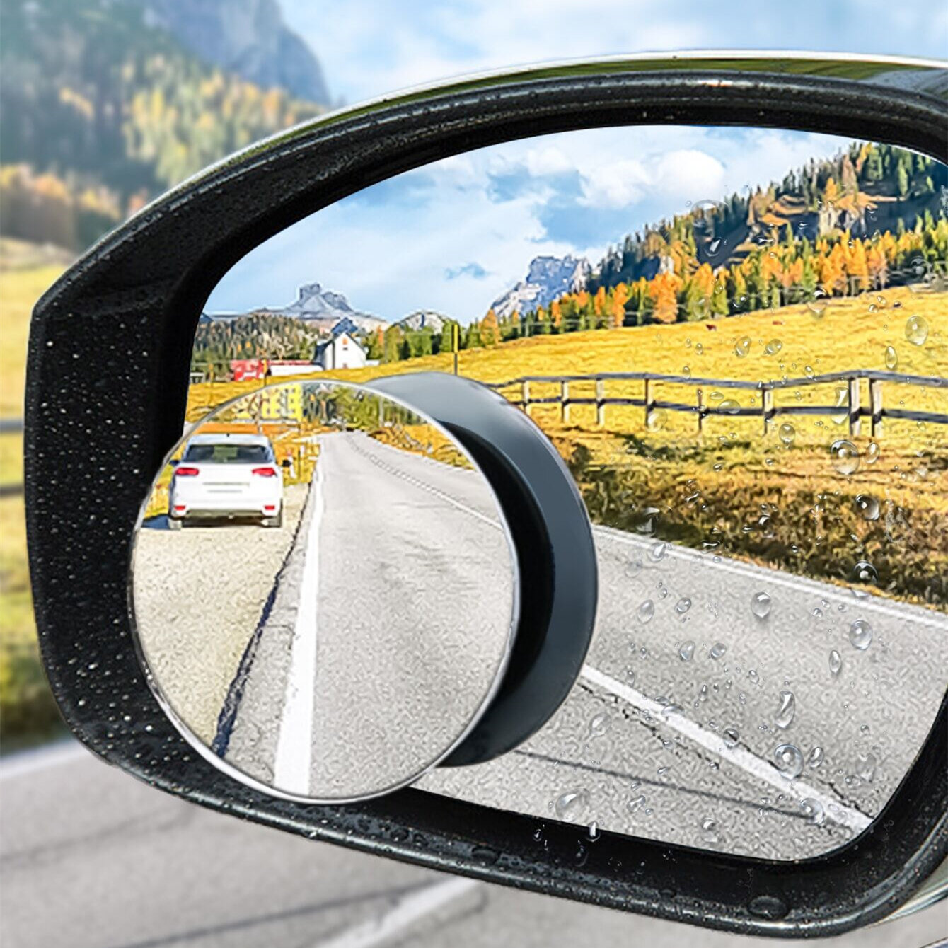 1pc 360 Degrees Rotatable Car Blind Spot Mirror