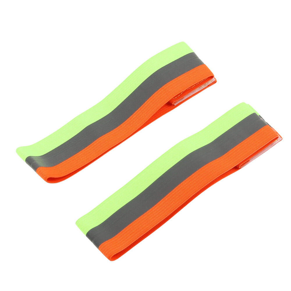 1pc Colored Motorcycle Accessory High Elasticity Reflective Wristband