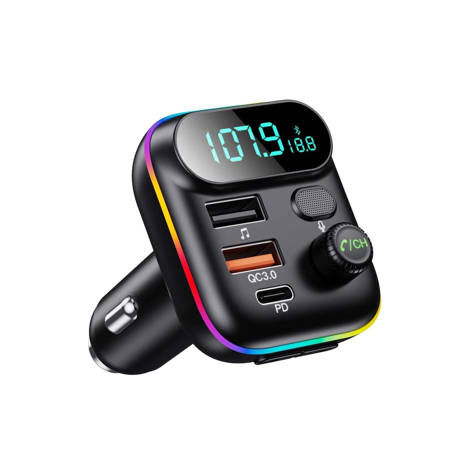 1pc Multi-Function Clear Hands-Free Phone Calling Car Charger