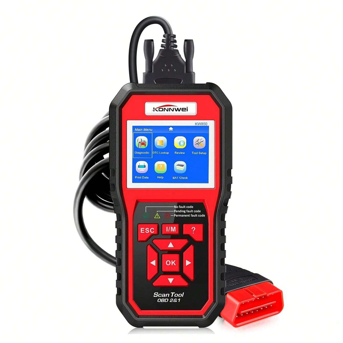 KW850 Professional OBD2 Scanner: Auto Code Reader to Diagnose