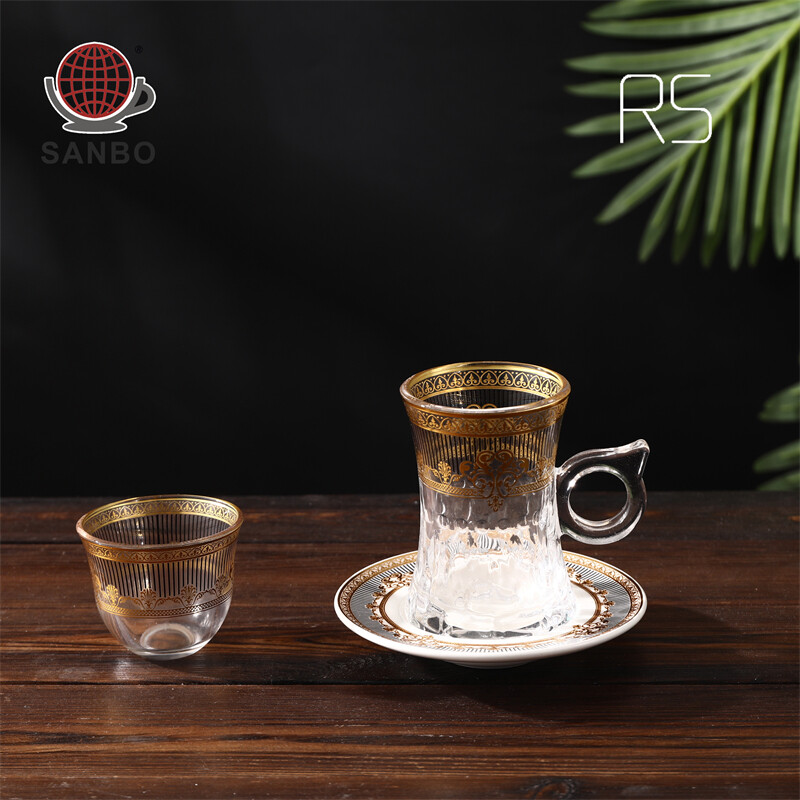 coffee cup and saucer, turkish tea glasses, turkish tea cups