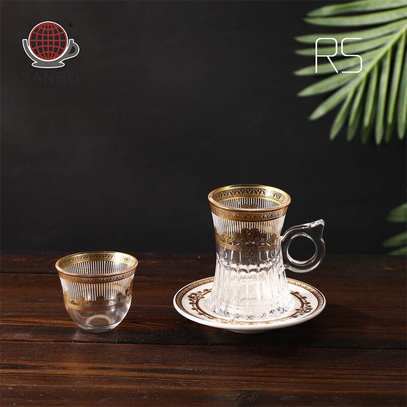 coffee cup and saucer, turkish tea glasses, turkish tea cups