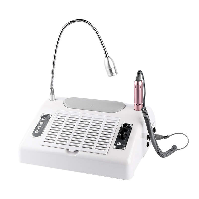 122w 4 In 1 Multifunctional Manicure Nail Dust Collector,3 in 1 Combine Function Vacuum Nail Drill Nail Dust Collector