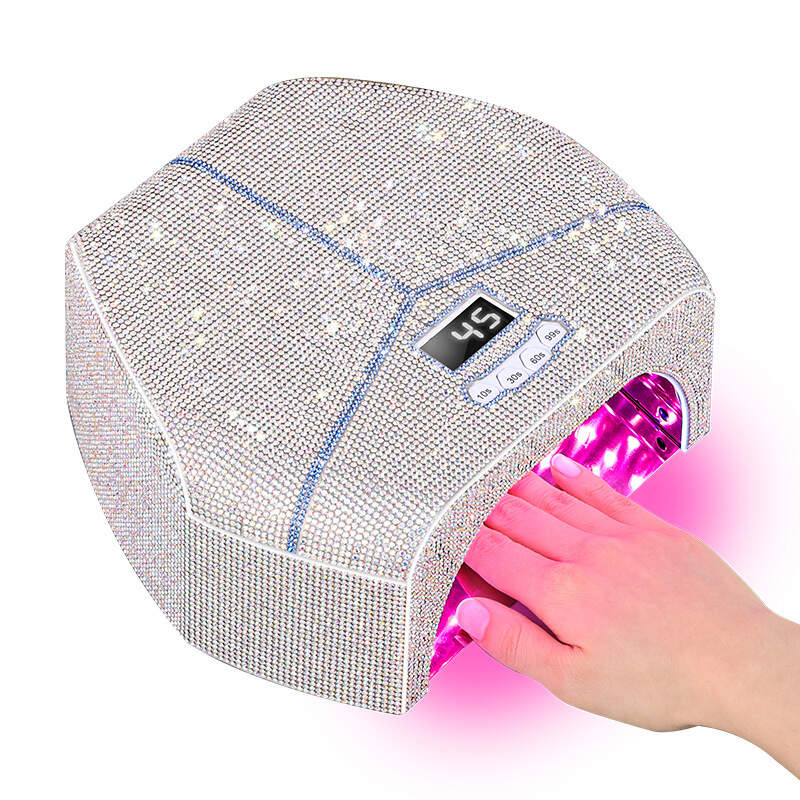 Powerful Nail Dryer Large Space UV LED Nail Lamp Professional Gel Polish Curing Lamp with Automatic Sensor for DIY Art Salon