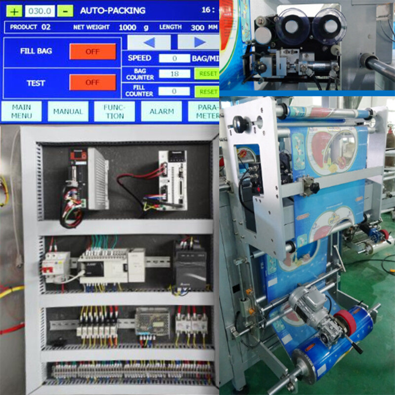 フルオートマチック;給餌;梱包機;ビタミン;ハーブ;繊維;顆粒;