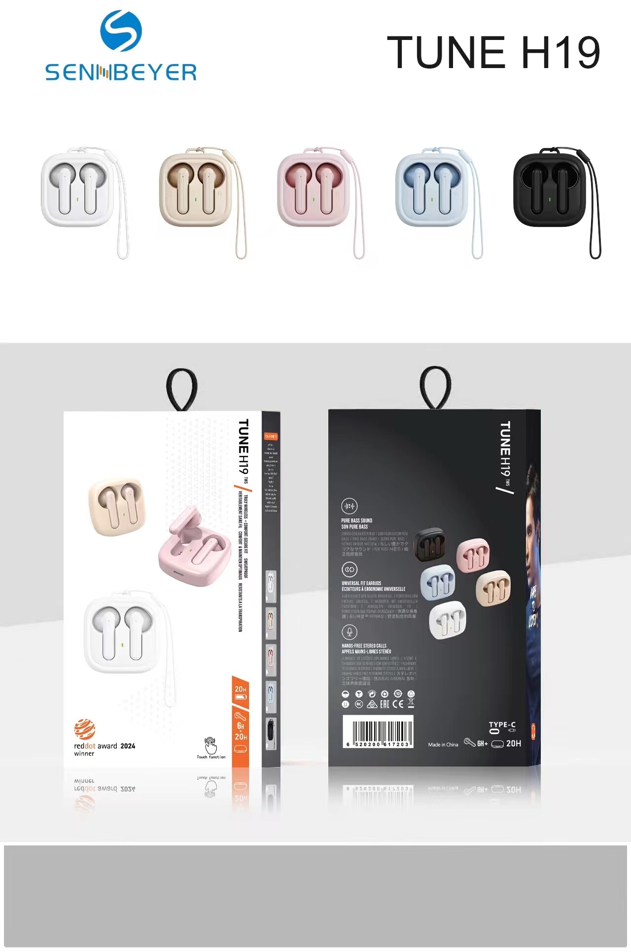 H19 Bluetooth headset