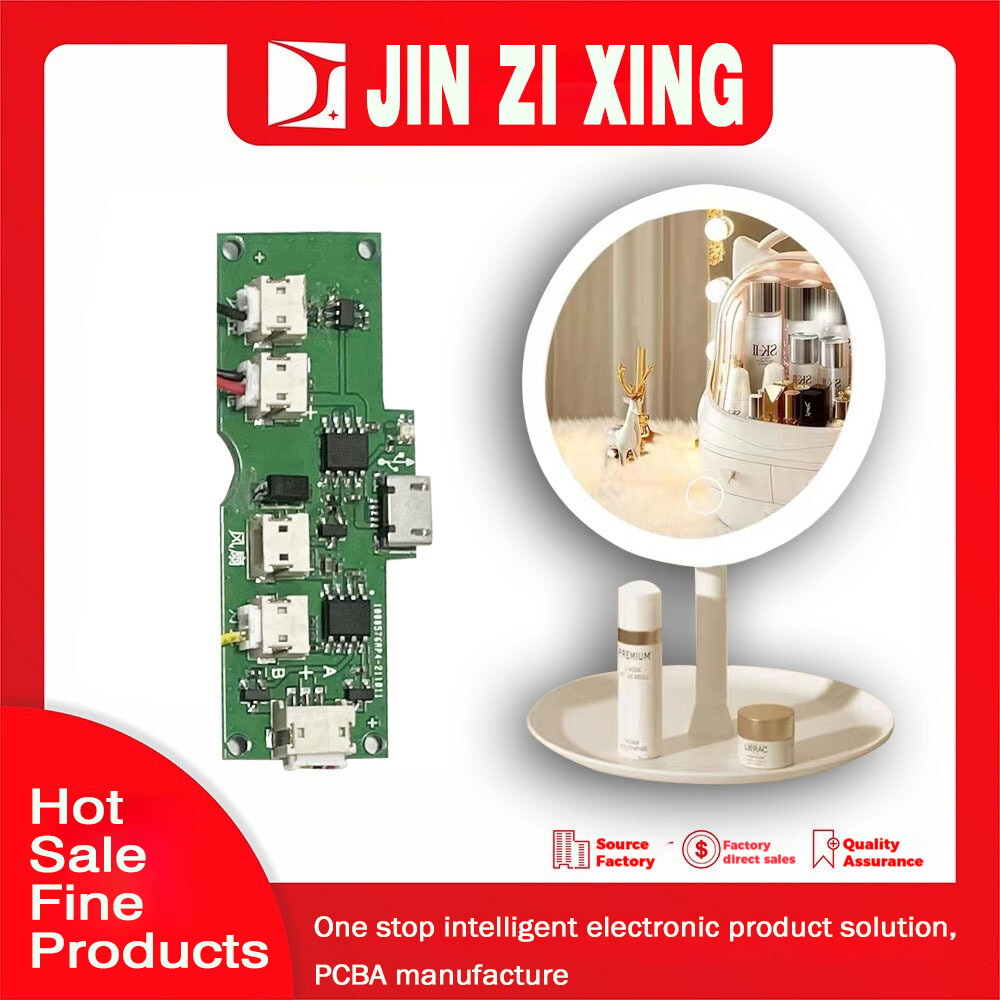 Development and processing of intelligent makeup mirror circuit board PCBA motherboard fill light control board solution