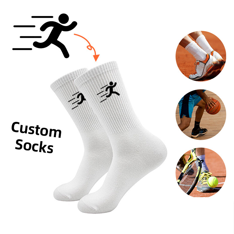 Customizable team socks, gift socks, sweat-absorbent socks, thick-soled towels, shock-absorbing, cushioning, antibacterial