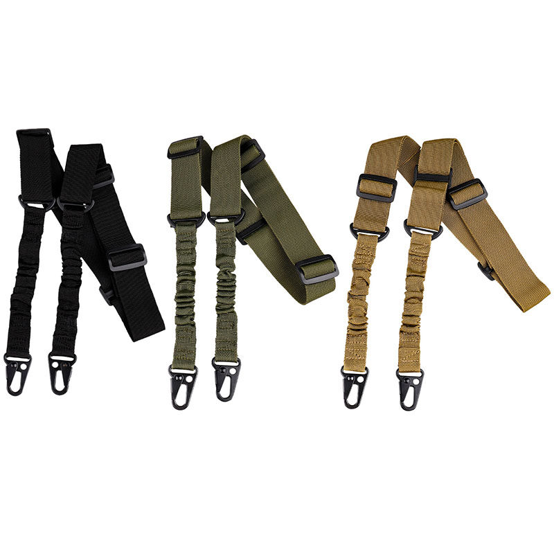 Dual point multi-function Tactical strap Dual Point Mission Rope Army Fan cs outdoor camera strap