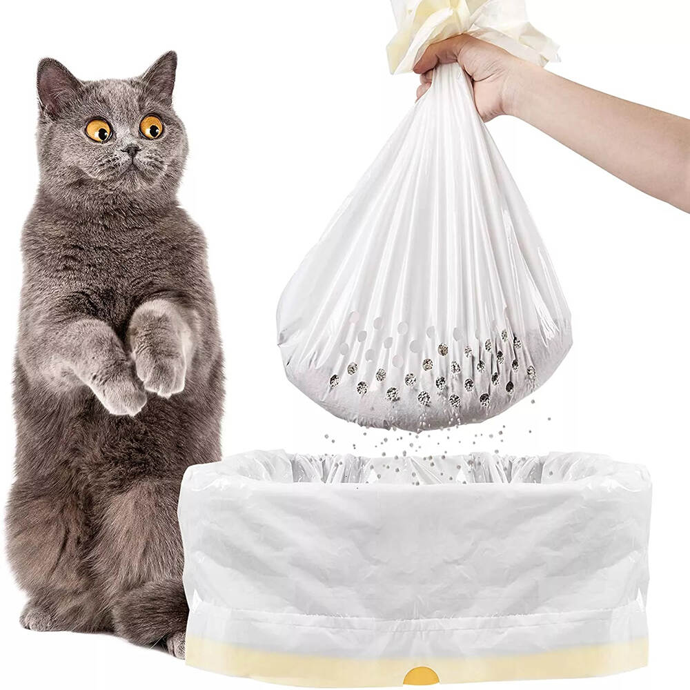 Pet Poop Bags Cat Litter Box Pet Garbage Cat Poop Bags Self-cleaning Cat Toilet Waste Bags