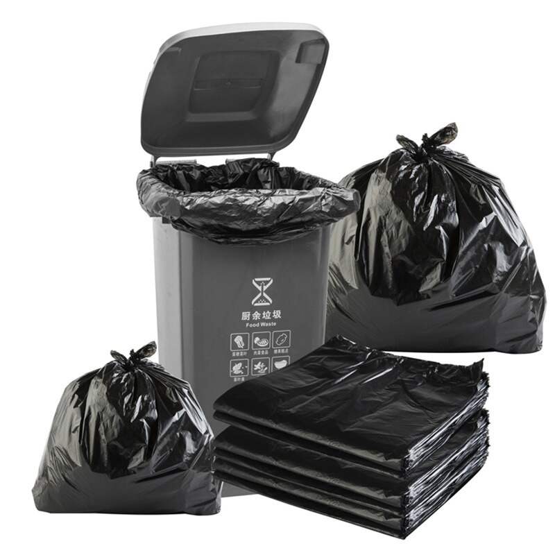 Garbage Bags Fast Delivery Wholesale Hot Selling Plastic Type Bin Liners Industrial Use for Household Garbage Bag