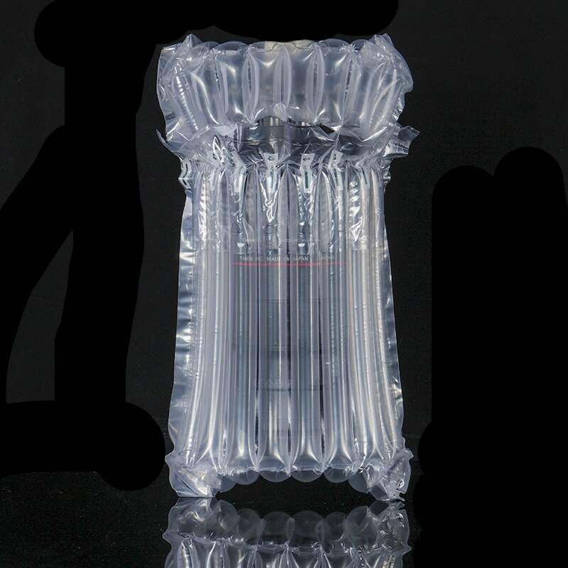 Transparent Inflatable Packaging Air Column Bag Cushion Wrap Transparent Wine Bottle Protector Column Air Bags