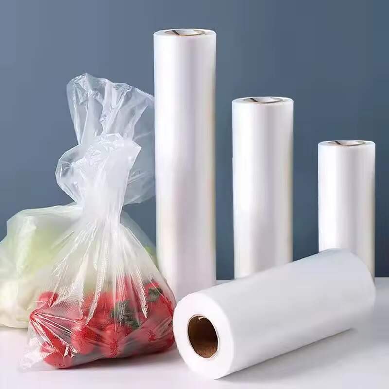 Biodegradable and Compostable Bag Fruit Vegetable Bag On Roll With Flat Sealing For Supermarket