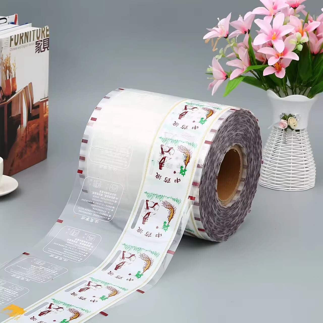 Pharmaceutical Composite Roll Transparent Self-supporting Bag Disposable Chinese Medicine Liquid