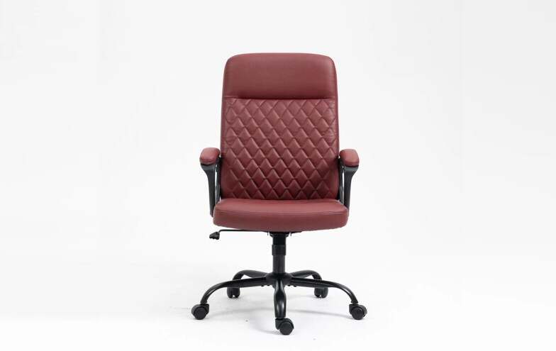 The Brown Faux Leather Office Chair: A Stylish Addition