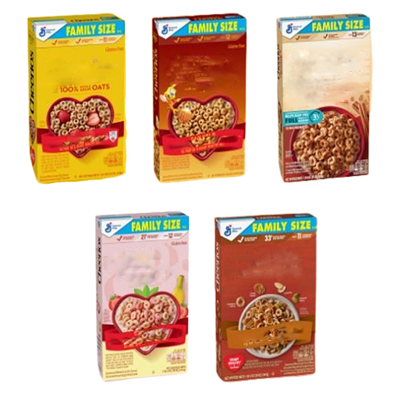 Honey Nut Müsli; Frühstück; Müslischrafel; Kissenverpackungsmaschine