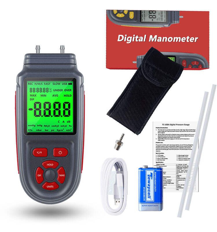 digital pressure guage; detector; pre-blue detection pressure