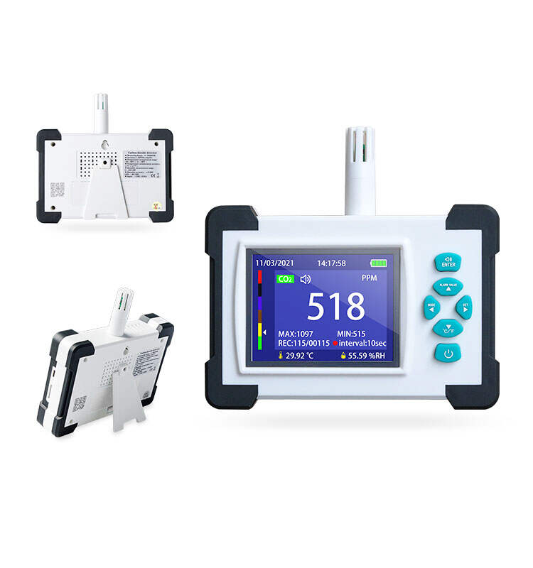 CO2 detector; carbon dioxide monitor; Air quality detector