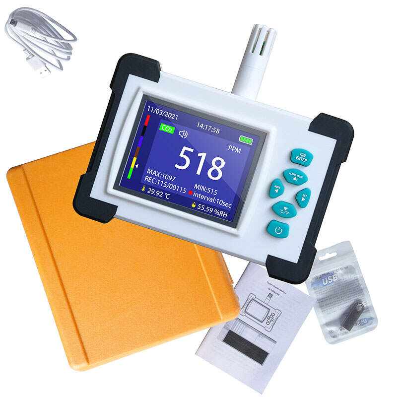 CO2 detector; carbon dioxide monitor; Air quality detector