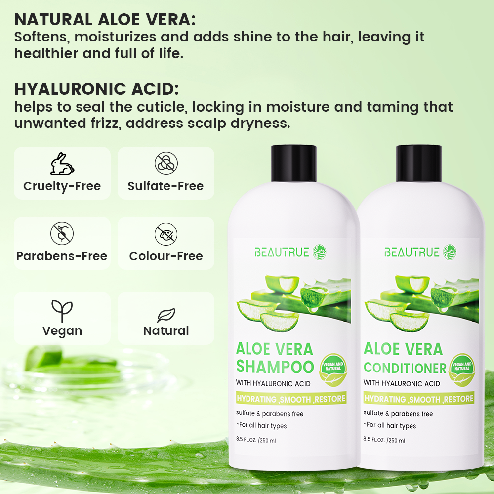 Aloe Vera Shampoo Conditioner;shampoo and conditioner;shampoo;conditioner;Repairs Moistures Shampoo Conditioner