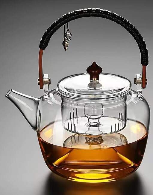 glass teapot