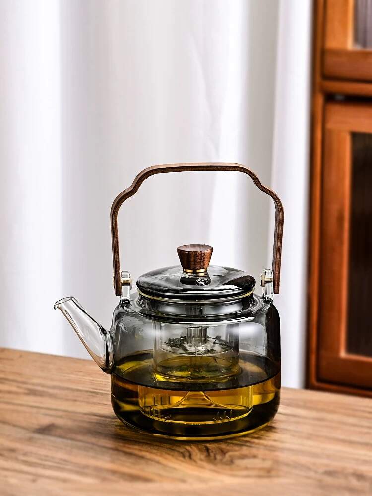 glass teapot