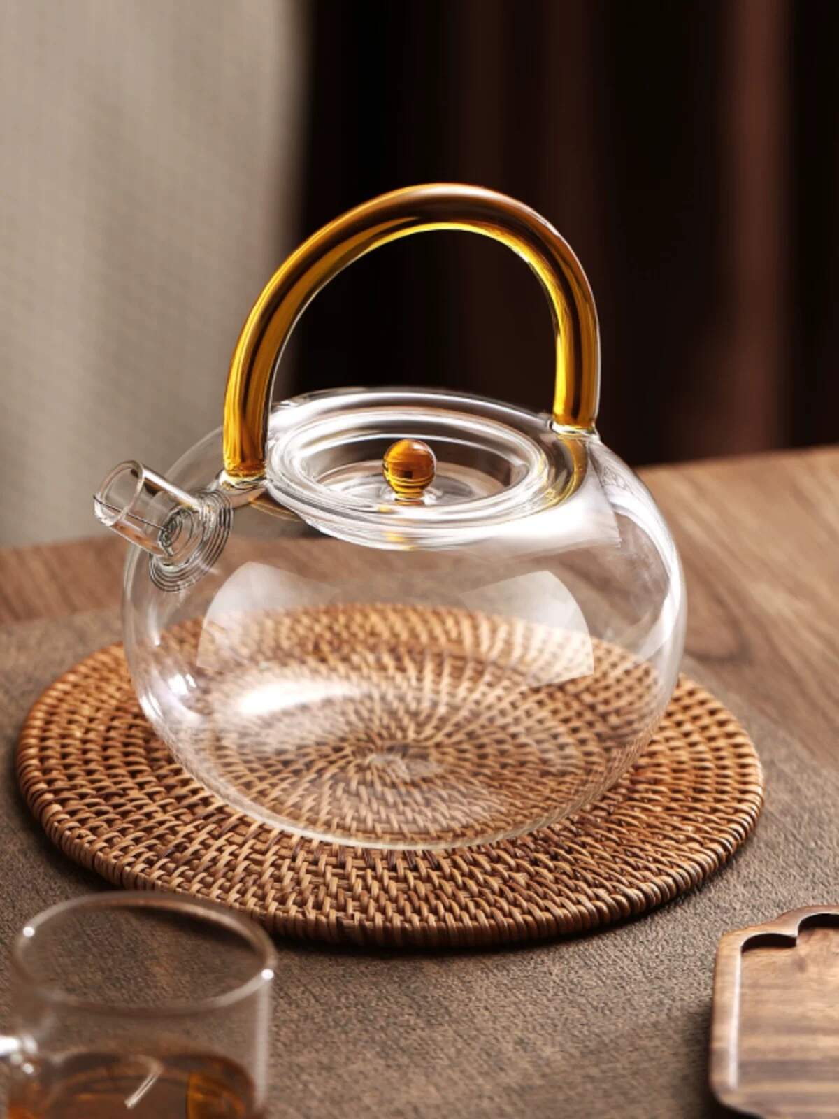 glass teapot