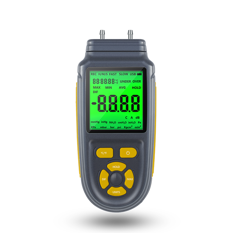 Digital differential pressure gauge High Accuracy Hydraulic with Data Logger function