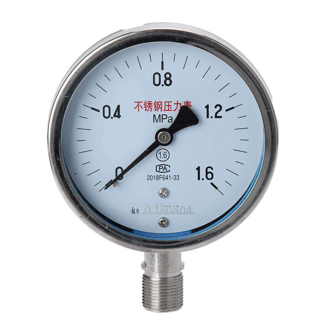 Y100BF Stainless Steel Pressure Gauge