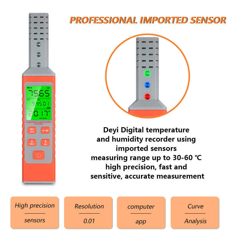 Temperature and humidity; high precision; Real time display